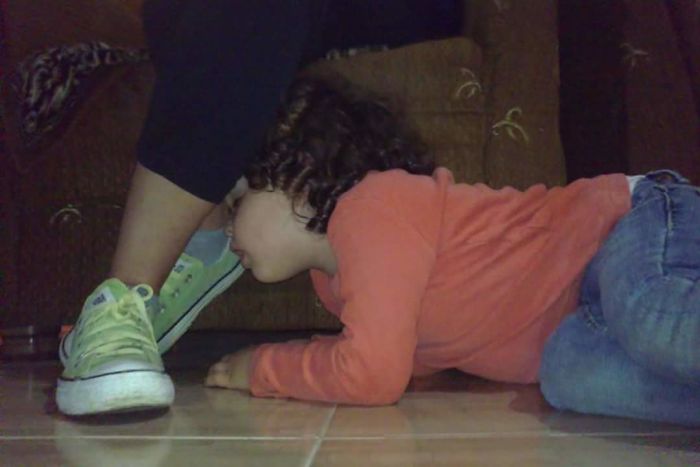 Napping On The Floor...