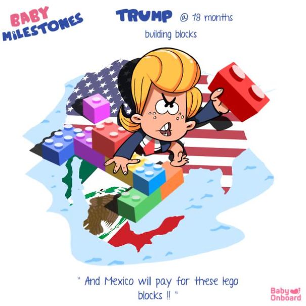 Baby Milestones : How Would Baby Trump Do It? Baby Milestones : How Would Baby Trump Do It?