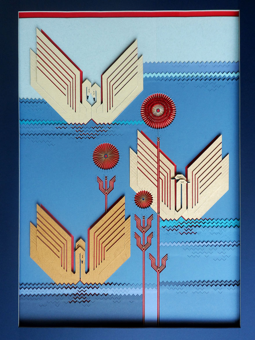 Great Cardboard Hand Engraving & Collage Art From Armen Hakobyan