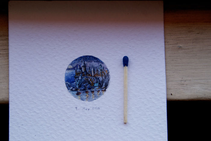 I Create Miniature Watercolors To Inspire People Just Like They Did To Me