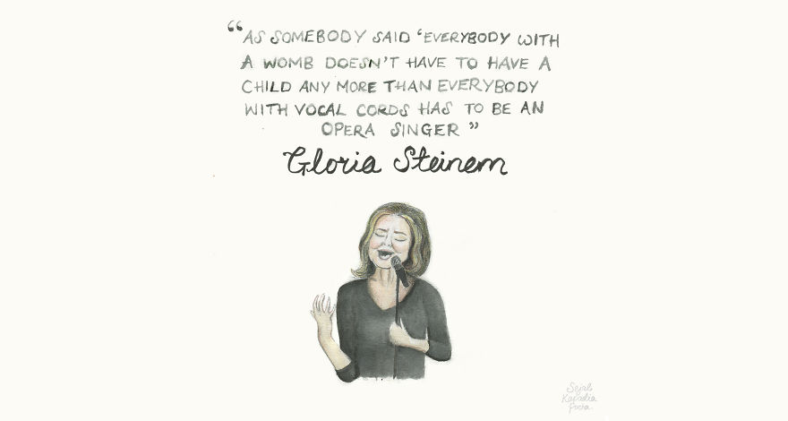 I Illustrated The Best Comebacks From Famous Women Who Were Asked "when Are You Having A Baby?"