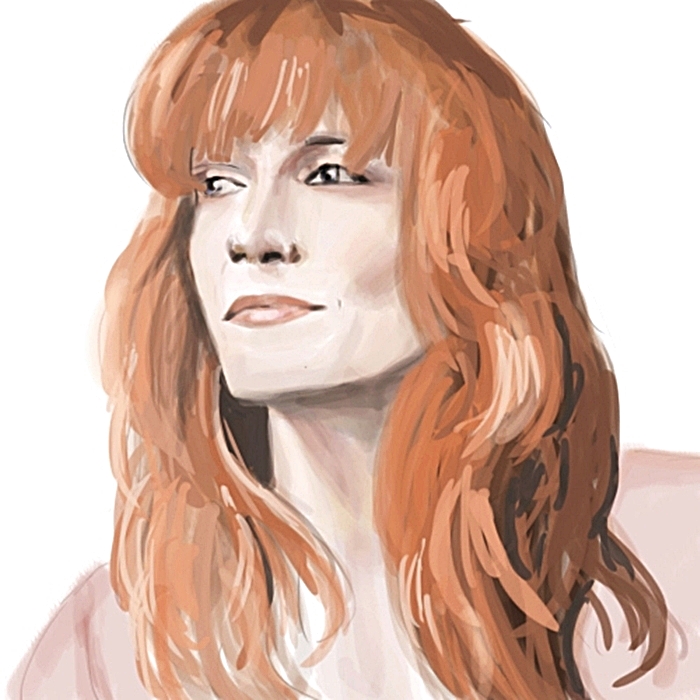 I Made A Birthday Portrait For The Most Amazing Singer - Florence Welch!