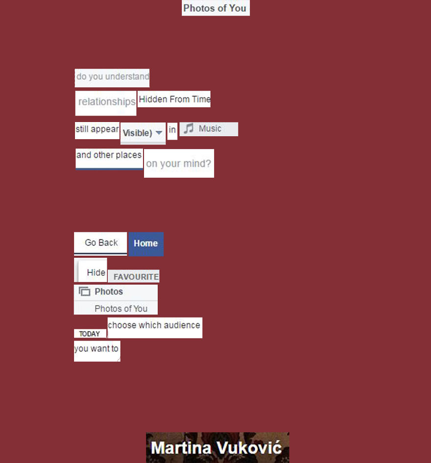 I Made Poetry Out Of Facebook & Gmail Screenshots