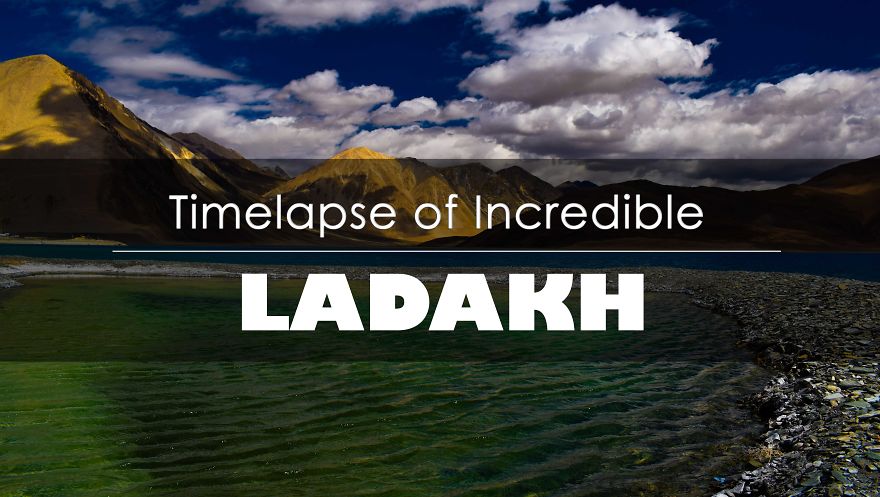 I Made This 3 Mins Long Time Lapse Video Of Ladakh With 5000 Images