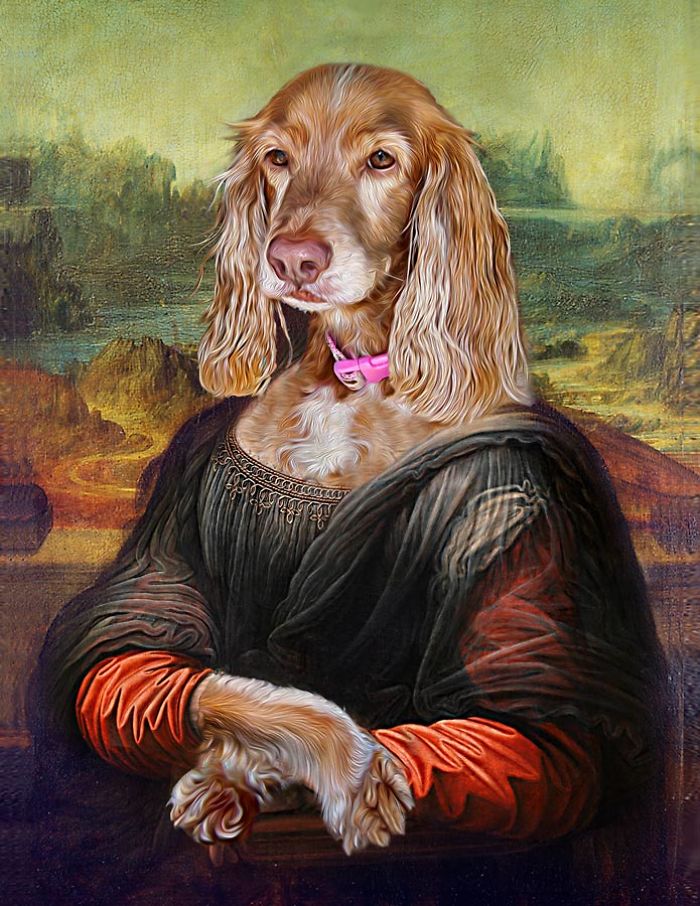 Mona Lisa - "bone-a-lisa"