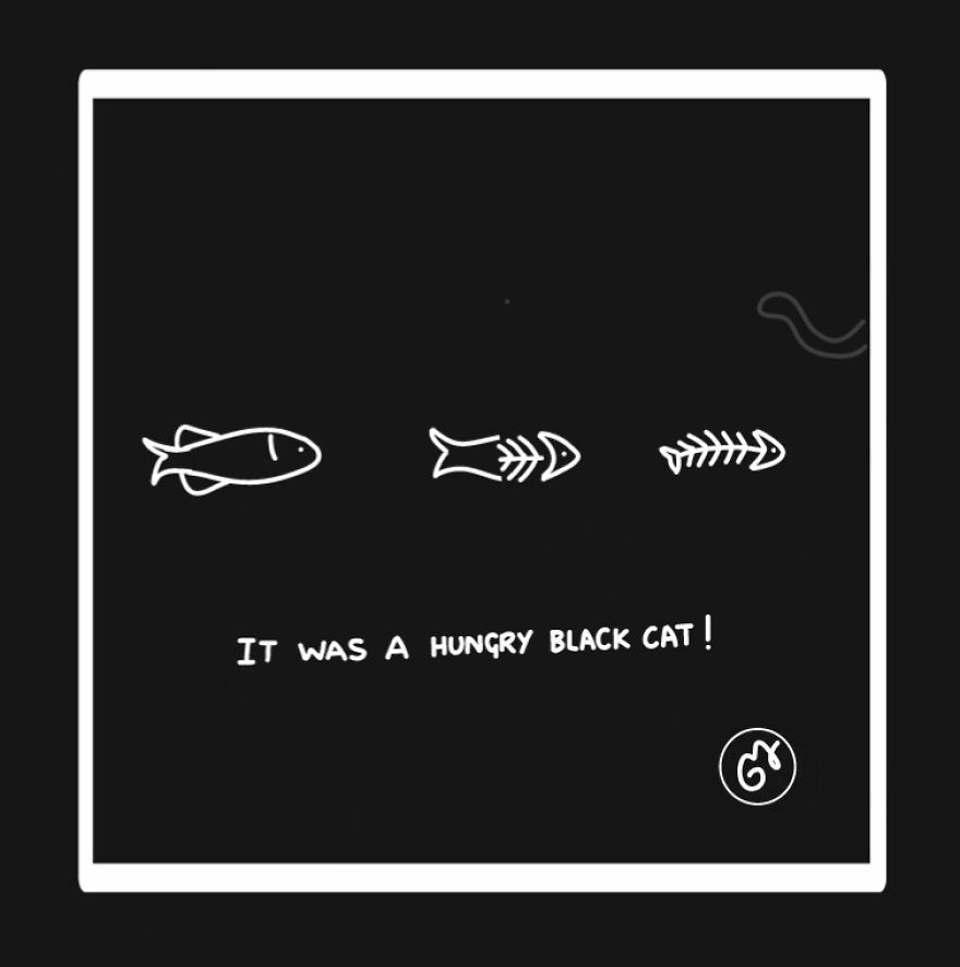 I Sketched 13 Minimal Sketches Using White And Black Colors.