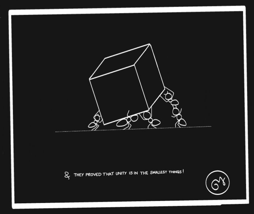 I Sketched 13 Minimal Sketches Using White And Black Colors.
