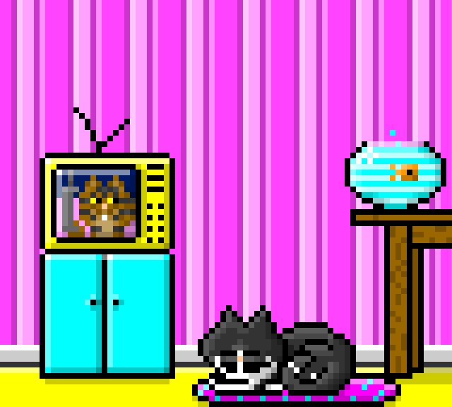 I Turned My Sick Cat Into Pixel Art And Send Her On A Grand Space Adventure