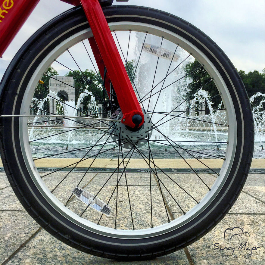 I Capture Washington D.c. Through Bike Wheels