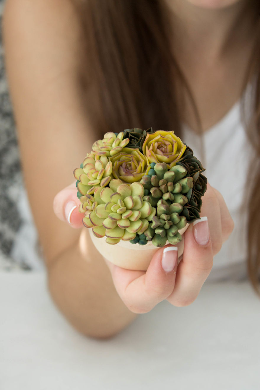 I Create Succulent And Flower Ring Boxes To Help People Get Married
