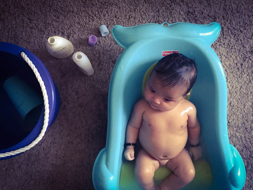 I Photograph My Baby As Imaginary Characters