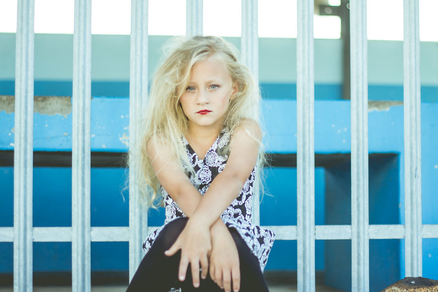 I Photographed This Girl Wearing Her Grandmother's Clothes!
