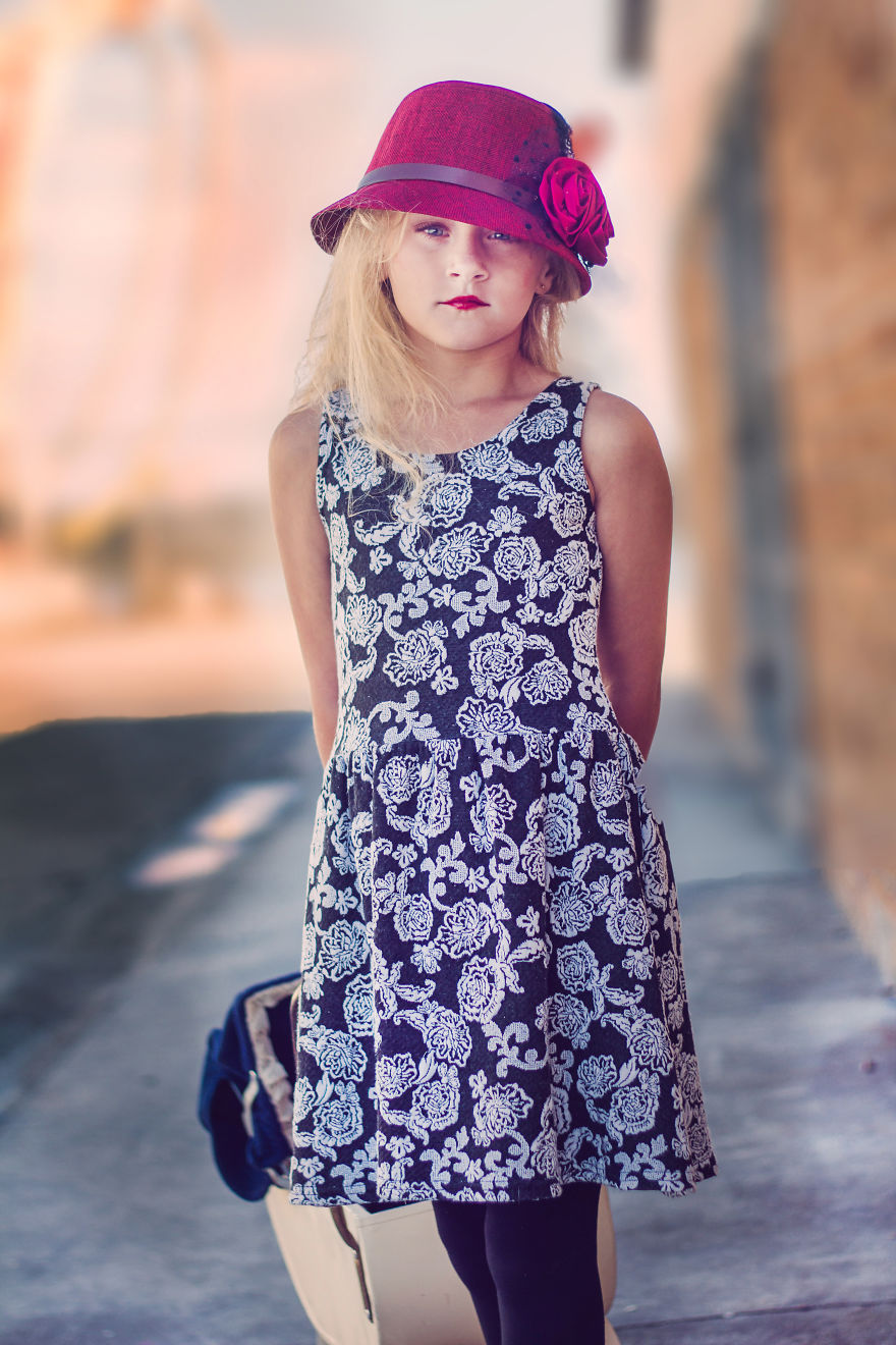 I Photographed This Girl Wearing Her Grandmother's Clothes!
