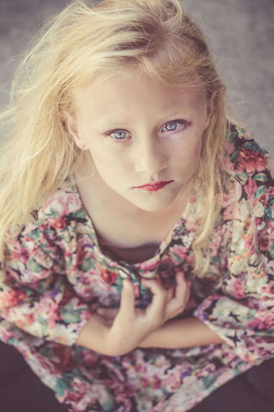 I Photographed This Girl Wearing Her Grandmother's Clothes!