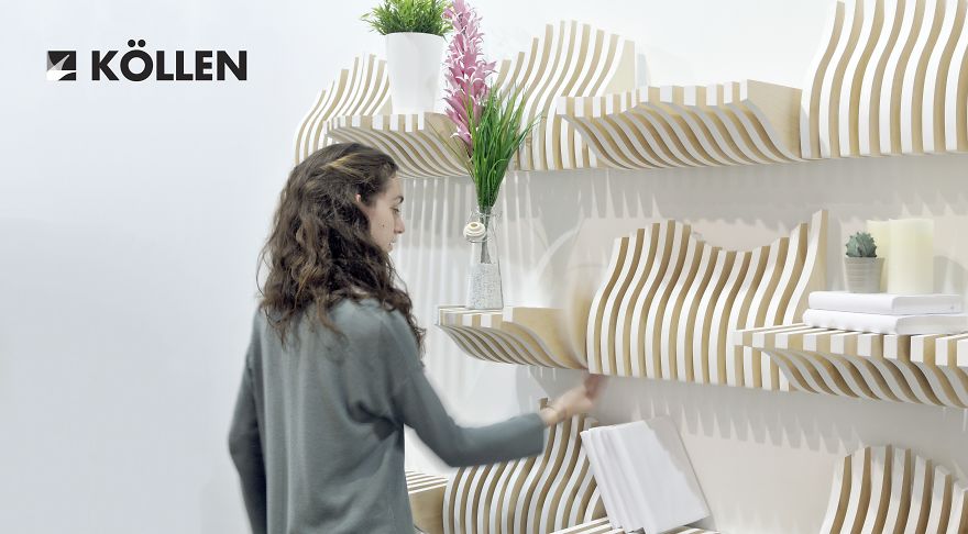 Interactive Furniture: K&ouml;llen Bookshelf Collection