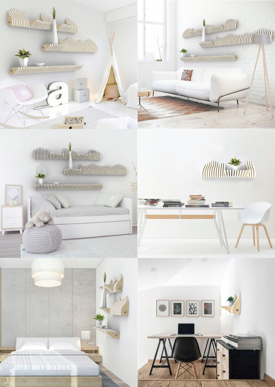 Interactive Furniture: K&ouml;llen Bookshelf Collection