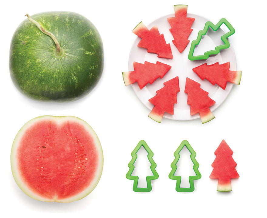 I Created This Tool To Cut Watermelons Into Tree-Shape Pieces
