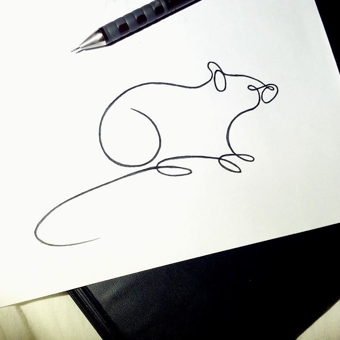 Minimal Art: Drawings Made With Just One Line