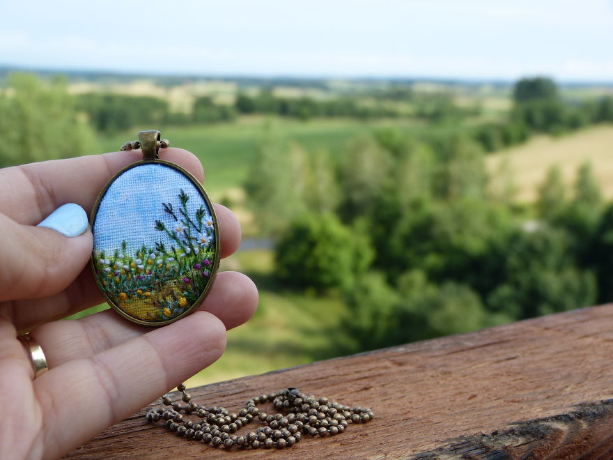 My Hand-Embroidered Jewelry