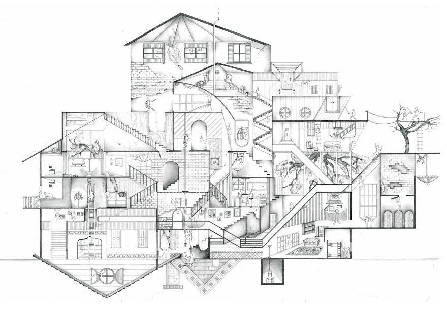 My Meticulously Detailed Labyrinth Architecture Drawings Fuse Personal Detail With Imagination My Meticulously Detailed Labyrinth Architecture Drawings Fuse Personal Detail With Imagination