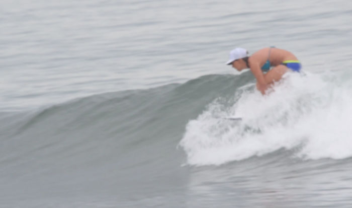 Monica Riehl Surfing Rhode Island