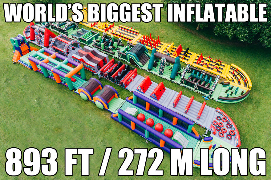 Who Would You Challenge On World's Biggest Inflatable?