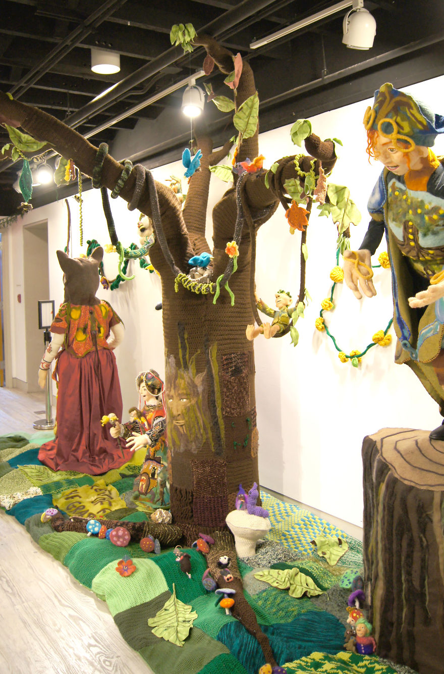 Two Artists Crowd-Sourced A Handmade, Life-Sized Mythological Ecosystem