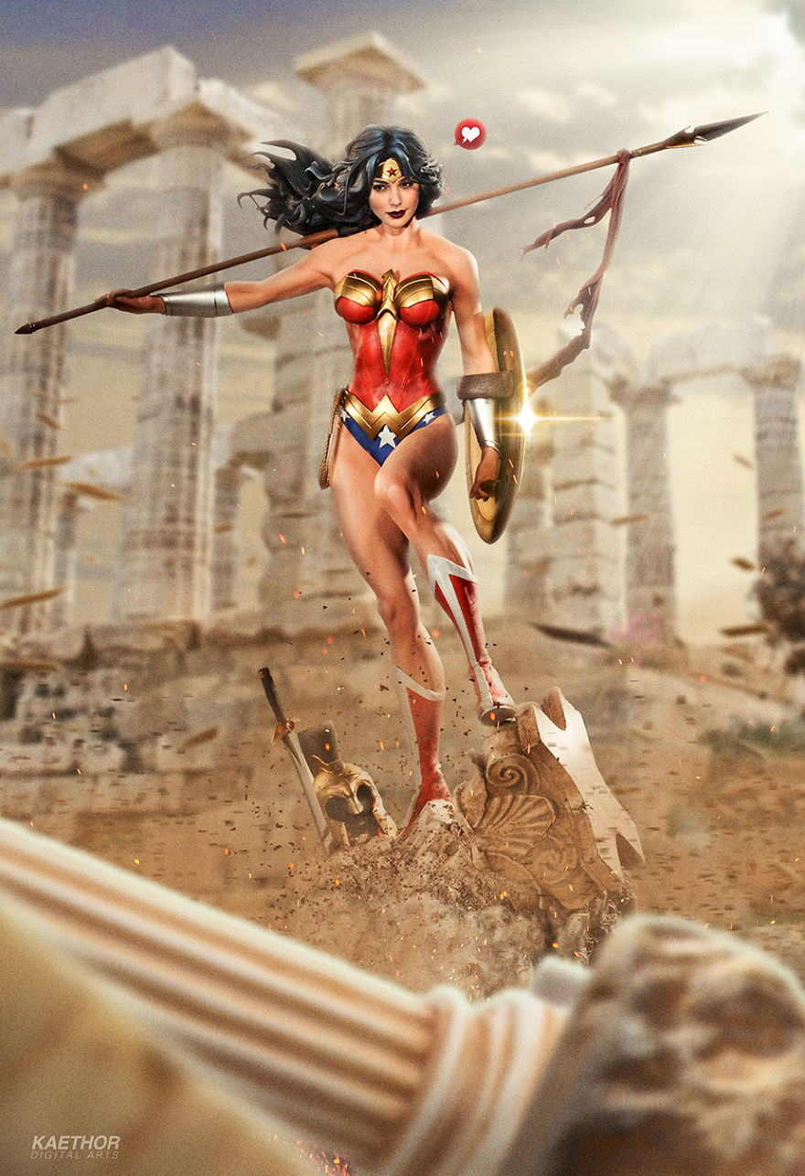 You Won't Believe These Amazing Posters Of Dc Superheroes With Their Hollywood Counterparts