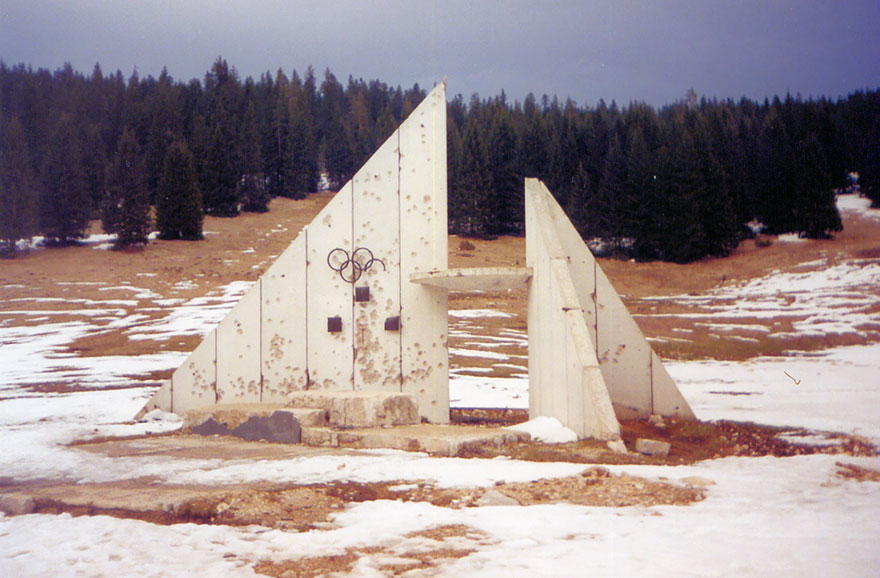 Olympic Rings Monument, Sarajevo, 1984 Winter Olympics Venue