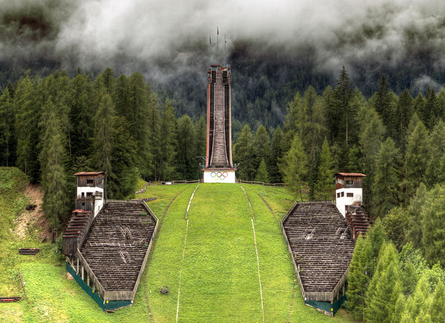 Ski Jump Tower, Cortina D'ampezzo, Italy, 1956 Winter Olympics Venue