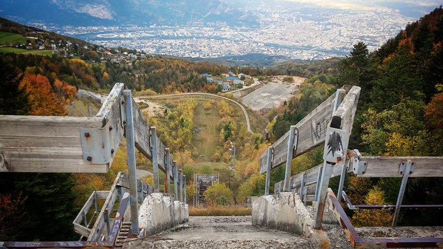 Ski Jumping Tower, Grenoble, France, 1968 Winter Olympic Games