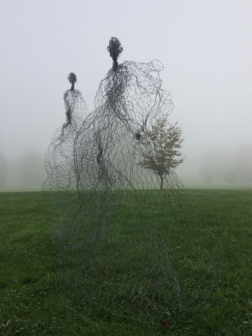 Magic Wire Mesh Sculpture By Pauline Ohrel, France