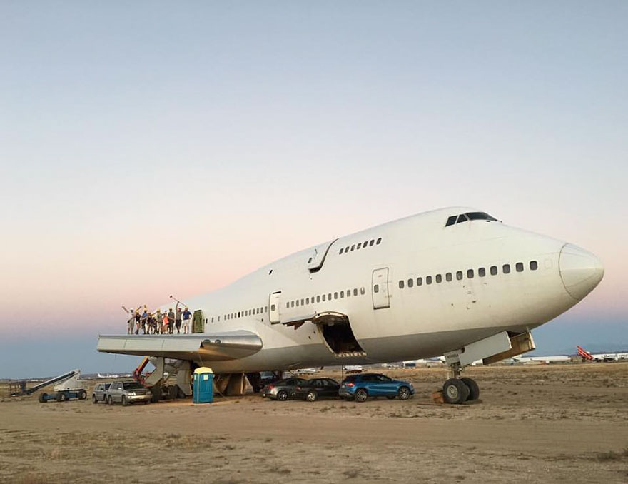 Boeing 747 Transformed Into Largest Art Car Ever At Burning Man