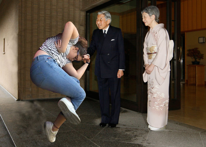 Bow For The Japanese Emperor