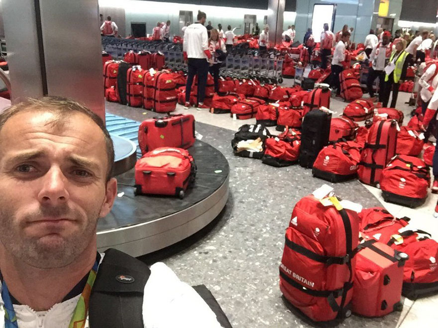 British Olympic Athletes All Have The Same Bag And Nobody Knows Whose Is Whose