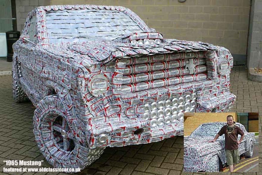 5 Pieces Of Art Made From Recycled Aluminium Cans