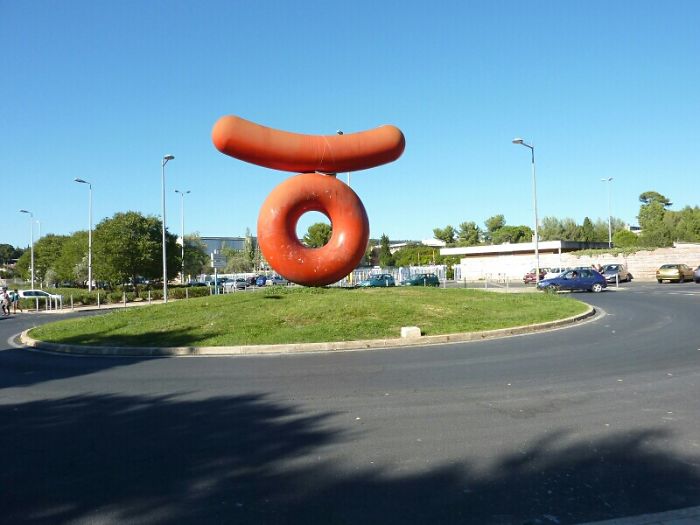 The "donut Sausage" As We Call It. Near The Montpellier University (france)
