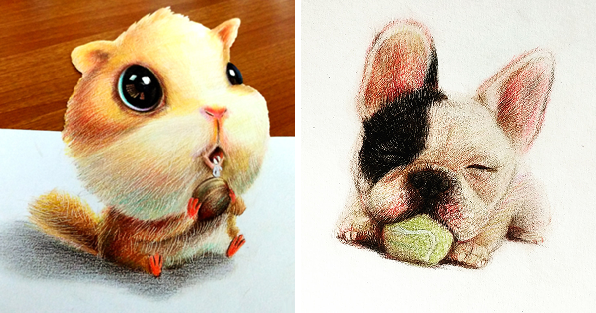 I Draw Furry Adorable Animals To Cure Unhappiness