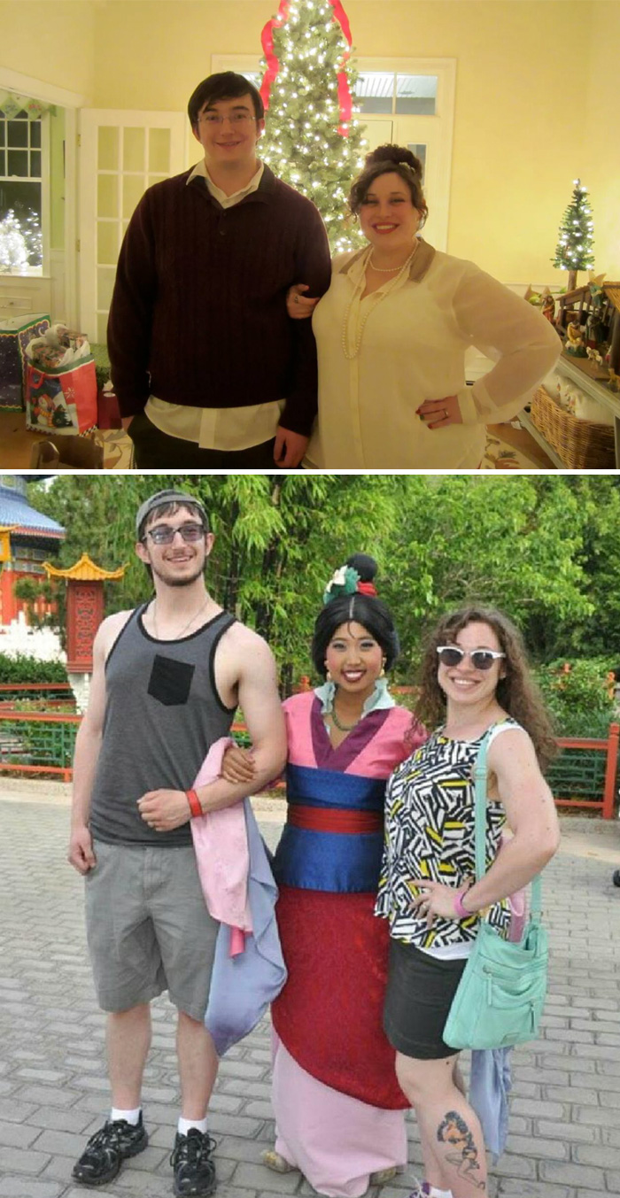 My Wife And I (i'm 25, She's 29), Lost A Combined Total Of 185 Lbs. We Celebrated By Going To Disney!