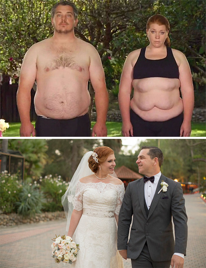Couple Lose 187 Lbs Between Them Before Their Amazing Wedding