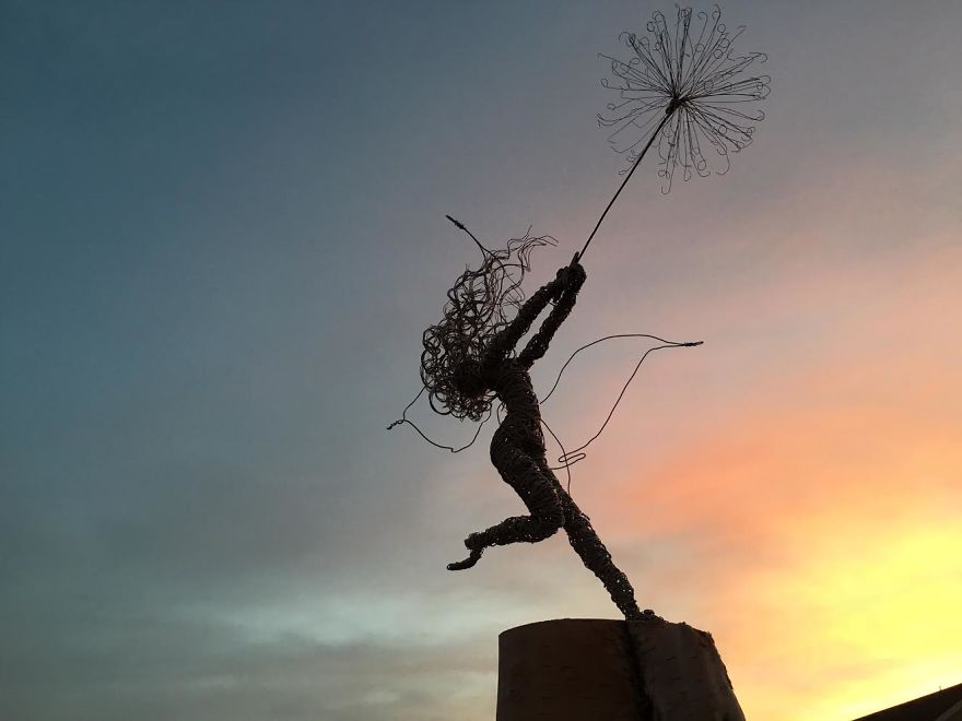 I Made This Fairy Out Of Wire With My Bare Hands.
