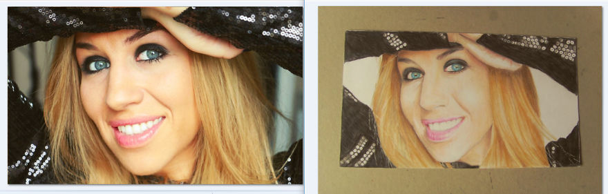 Drawing Realistic Portrait With Colored Pencil