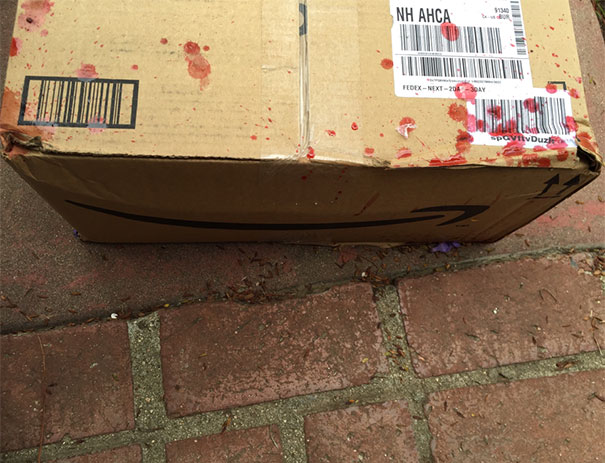 I Think FedEx Used My Package In A Murder Before They Delivered It