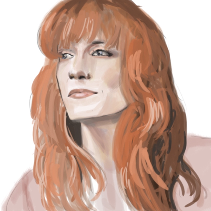 I Made A Birthday Portrait For The Most Amazing Singer - Florence Welch!