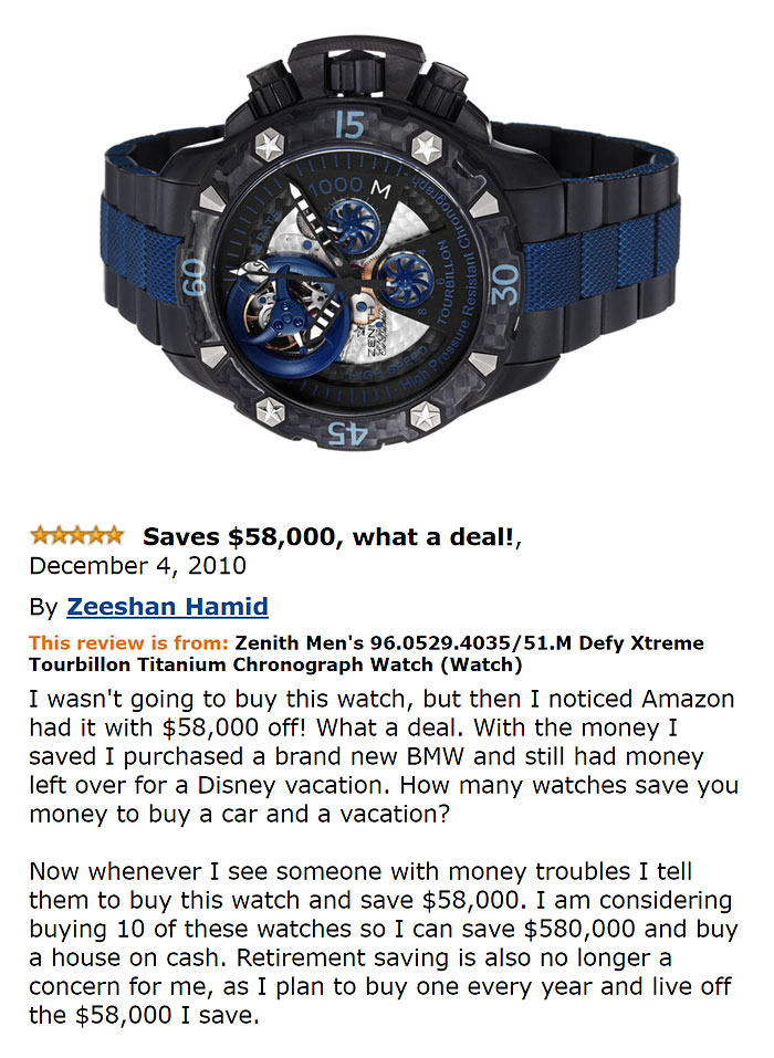 Zenith Men's 96.0529.4035/51.m Defy Xtreme Tourbillon Titanium Chronograph Watch
