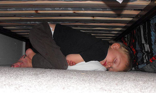 Napping Under The Bed
