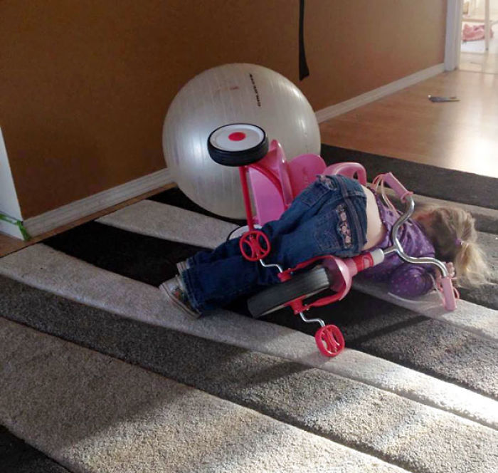 Napping Through The Bike Accident