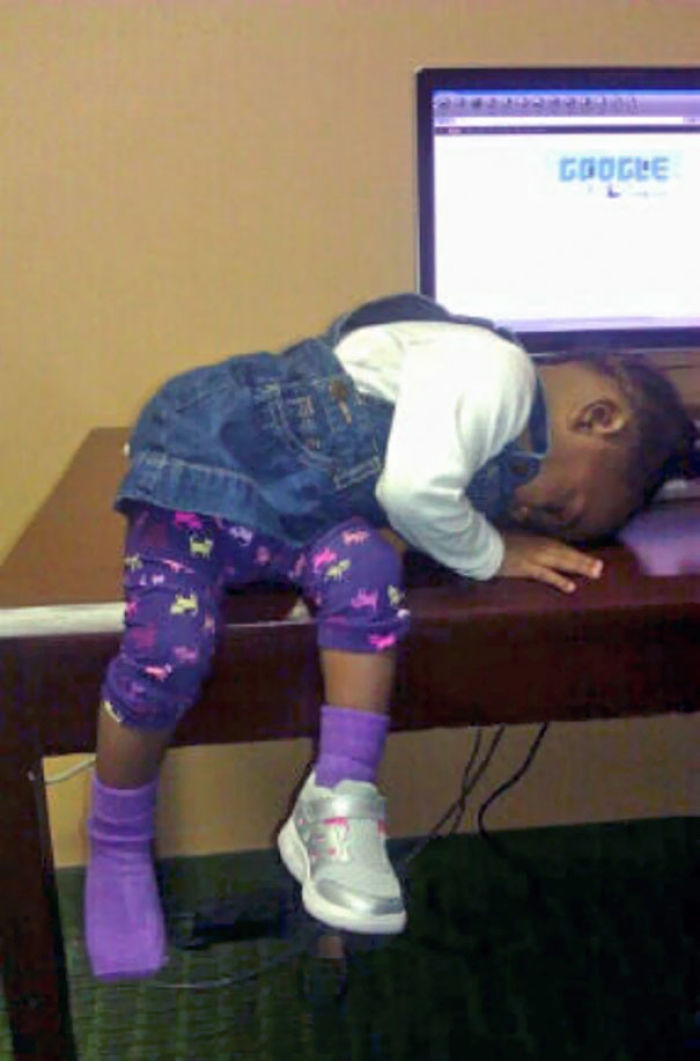 Napping On A Table