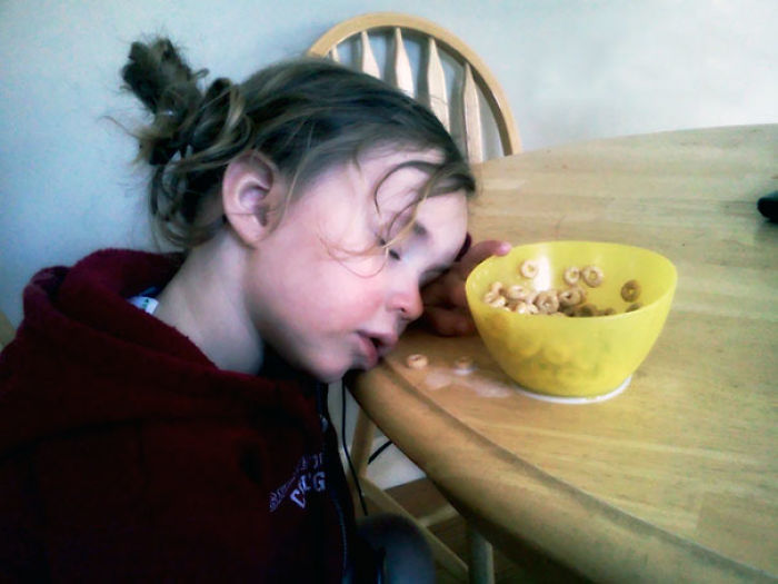 Napping With Cheerios