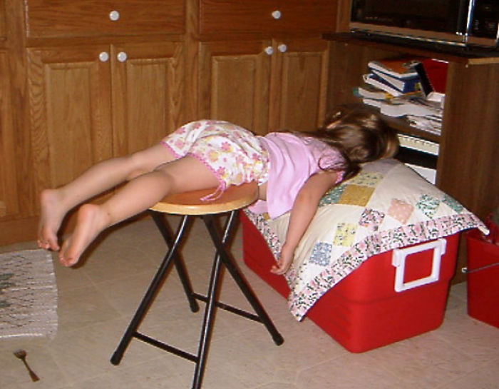 Napping On A Chair